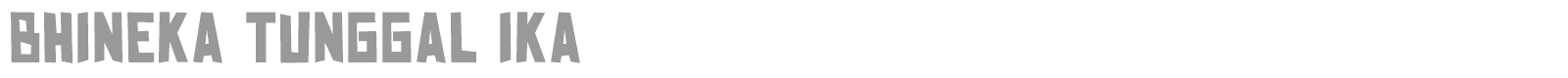 Bhineka Tunggal Ika font preview